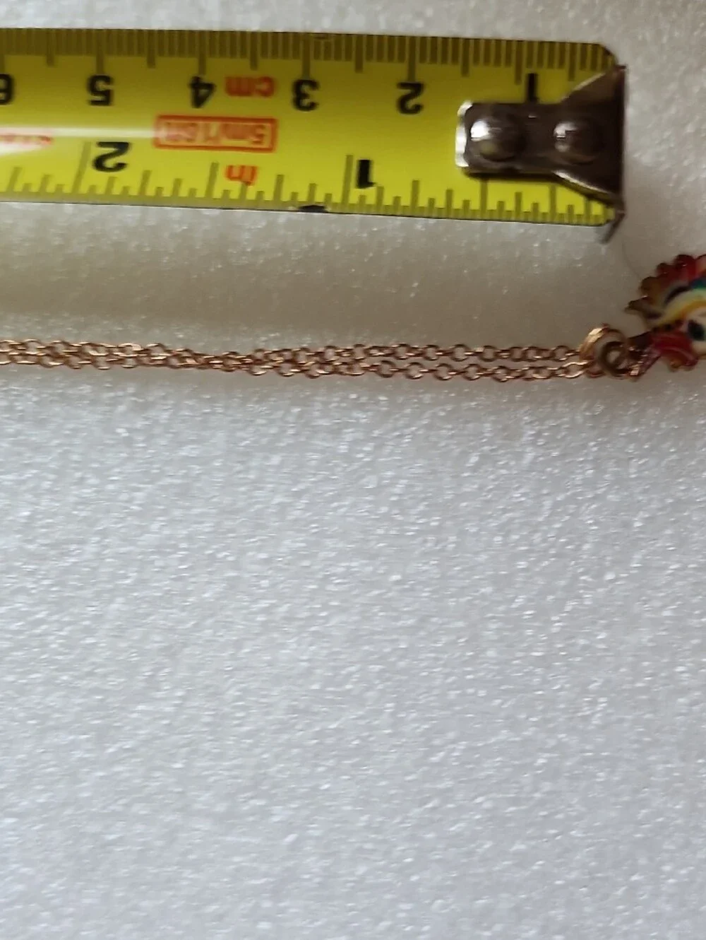 Hand Crafted Multicolor Enamel Unicorn Pendant Necklace
